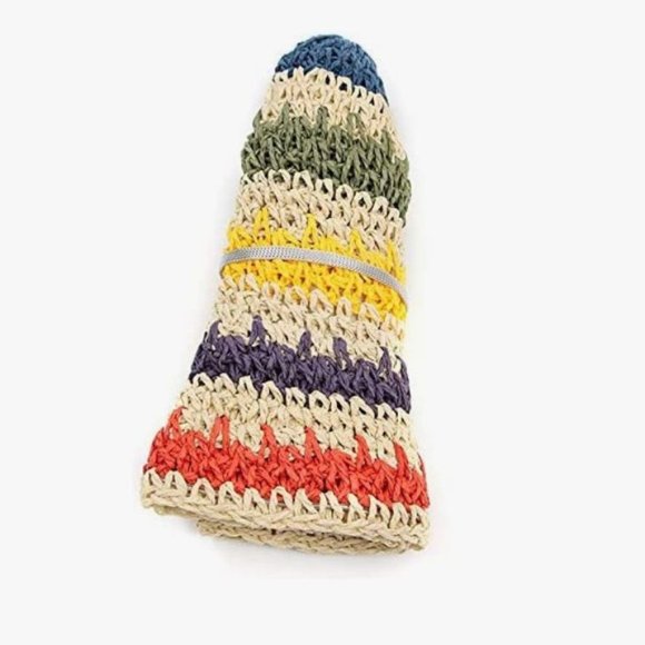 Packable Woven Straw Hat - Picture 4 of 5